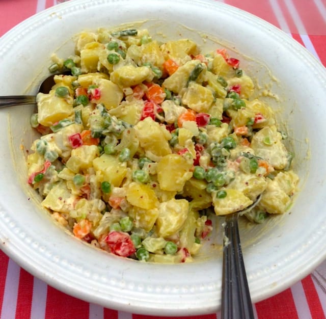 Beet and Potato Salad (Ensalada Rusa)