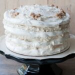 Chestnut Cake with Meringue