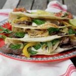 Healthy Cheesesteak Quesadilla