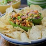 Avocado Stuffed with Bean Salad