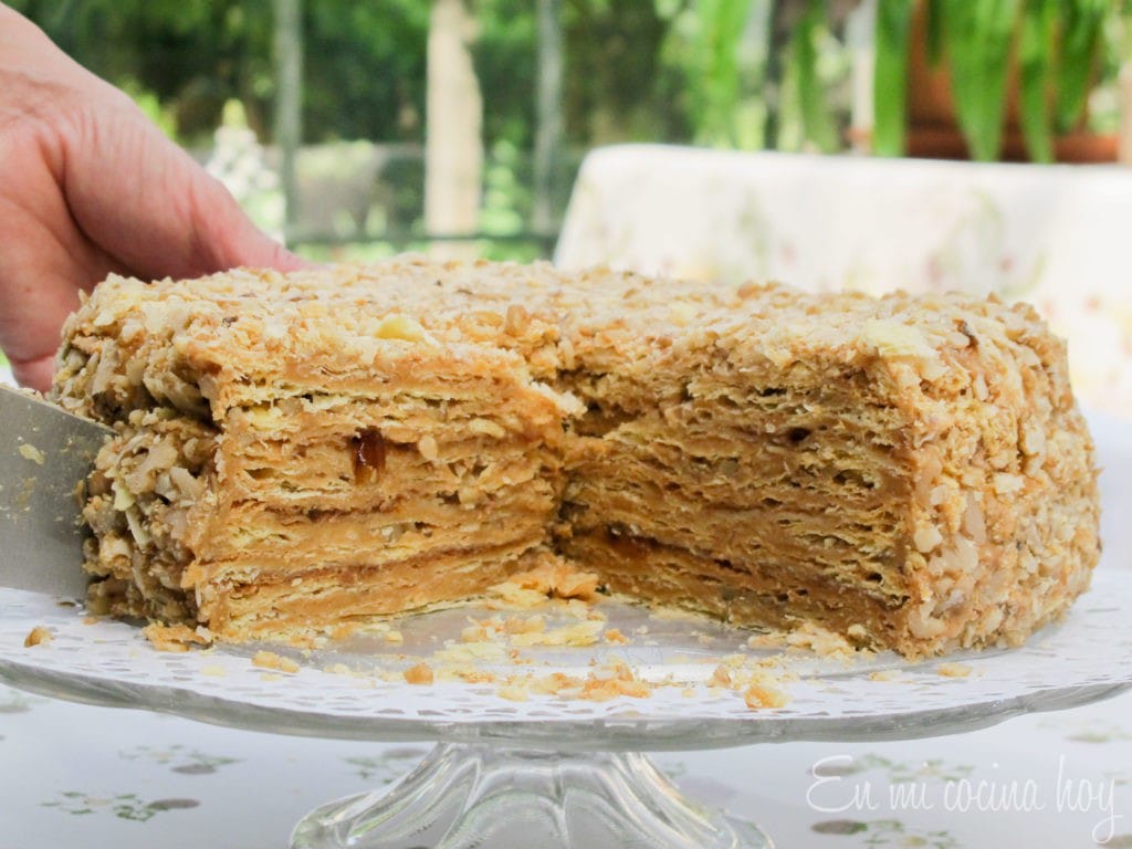 Chilean Thousand Layers Cake Mil Hojas Pilar S Chilean Food Garden