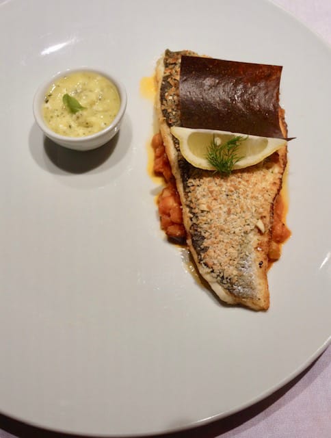 Branzino, Cucina del Capitano, Carnival Horizon