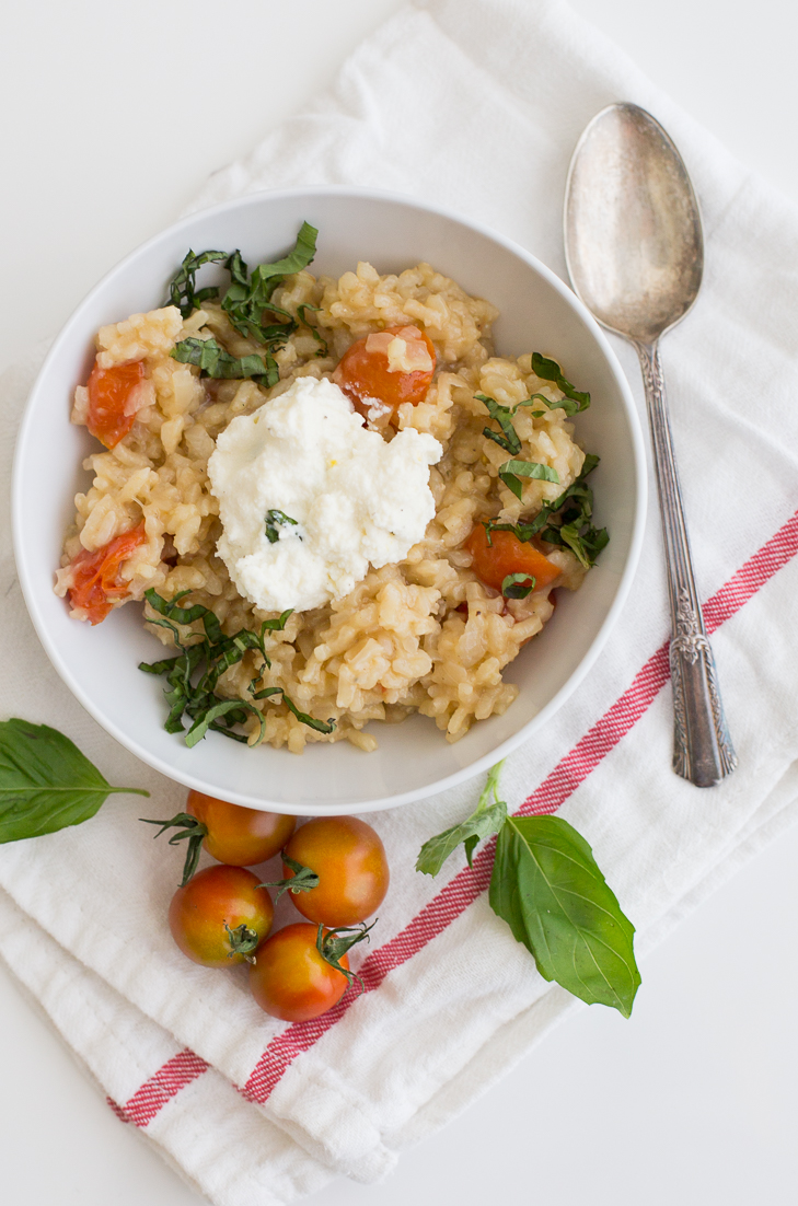 Summer Risotto with Tomatoes