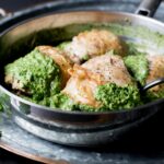 Cilantro Garlic Sauce with Chicken