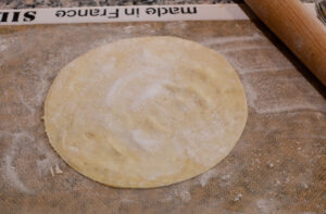 Sugared Palmera dough.